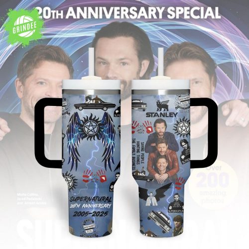Supernatural 40oz Tumbler With Handle