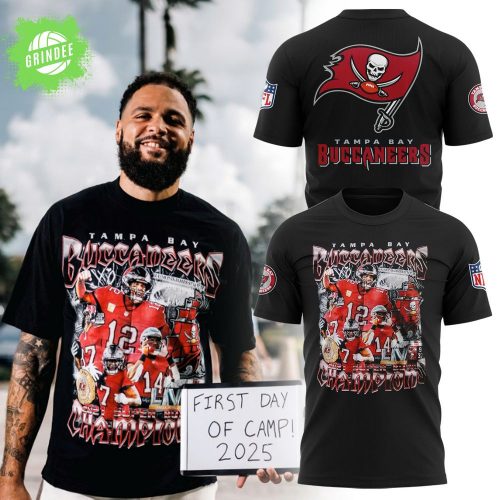 Tampa Bay Buccaneers Champions 2021 Super Bowl T-Shirt 2025