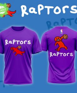 Toronto Raptors 2025 New Logo Purple Tee
