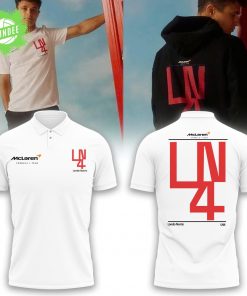 Unisex Lando Norris Silverstone White Polo
