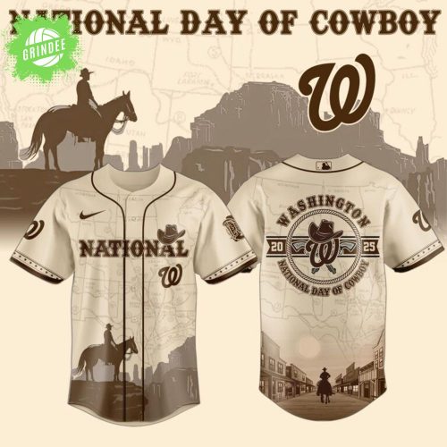 Washington Nationals MLB x National Day Of Cowboy Special Limited Edition Jersey