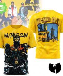 Wu-Tang Clan Madison Square Garden T-Shirt – Yellow Graphic Tee for Hip Hop Fans