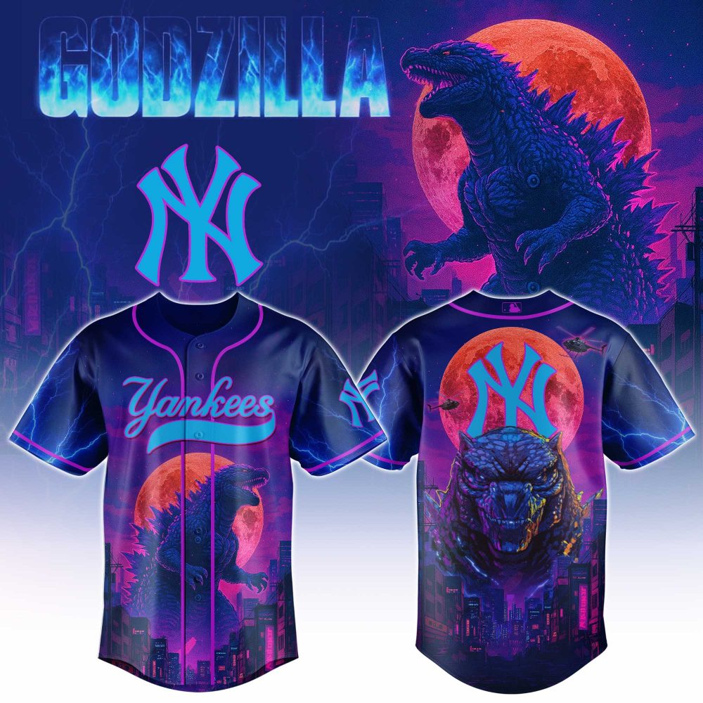 NY Yankees Special Godzilla Limited Edition Jersey
