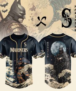 Seattle Mariners x Batman Night Limited Edition Jersey 2025-3D Baseball Jersey
