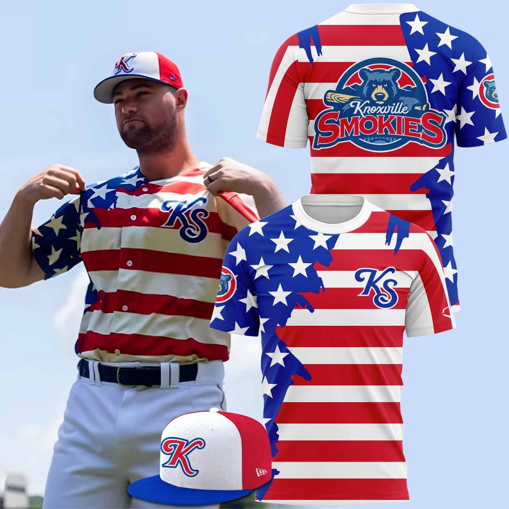 Knoxville Smokies Independence Day 2025 New T-shirt