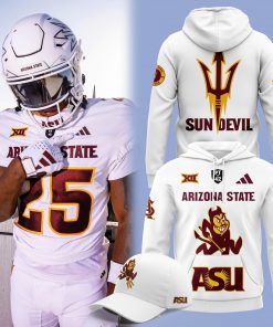 Limited Edition Arizona State Football White Hoodie V2