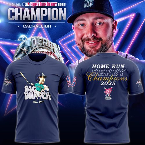CAL Raleigh Big Dumper 2025 MLB Home Runs Derby Champions T-shirt – Navy