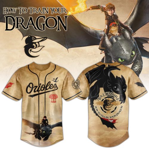 Baltimore Orioles x How to Train Your Dragon Jersey Limited Edition 2025