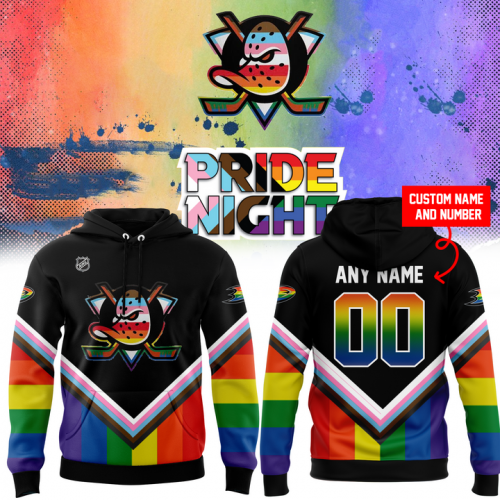 Anaheim Ducks LGBT Pride Night Special New 2025 Hoodie