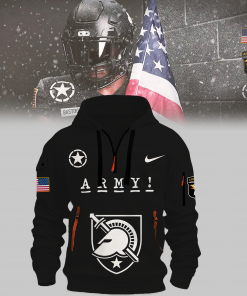 Limited Edition Army Black Knights football Black Hoodie 2024