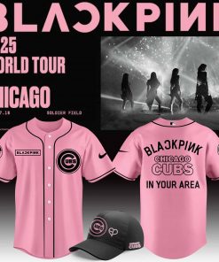 Chicago Cubs x BLACKPINK 2025 Tour Baseball Jersey