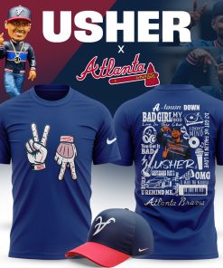 Limited Edition Atlanta Braves x Usher Night 2025 Tshirt