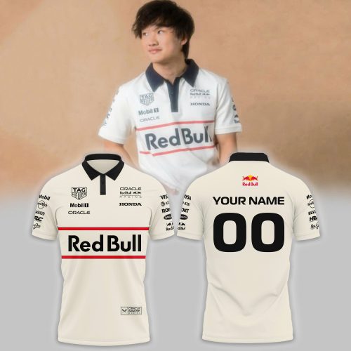 Heritage Replica RedBull F1 White Polo