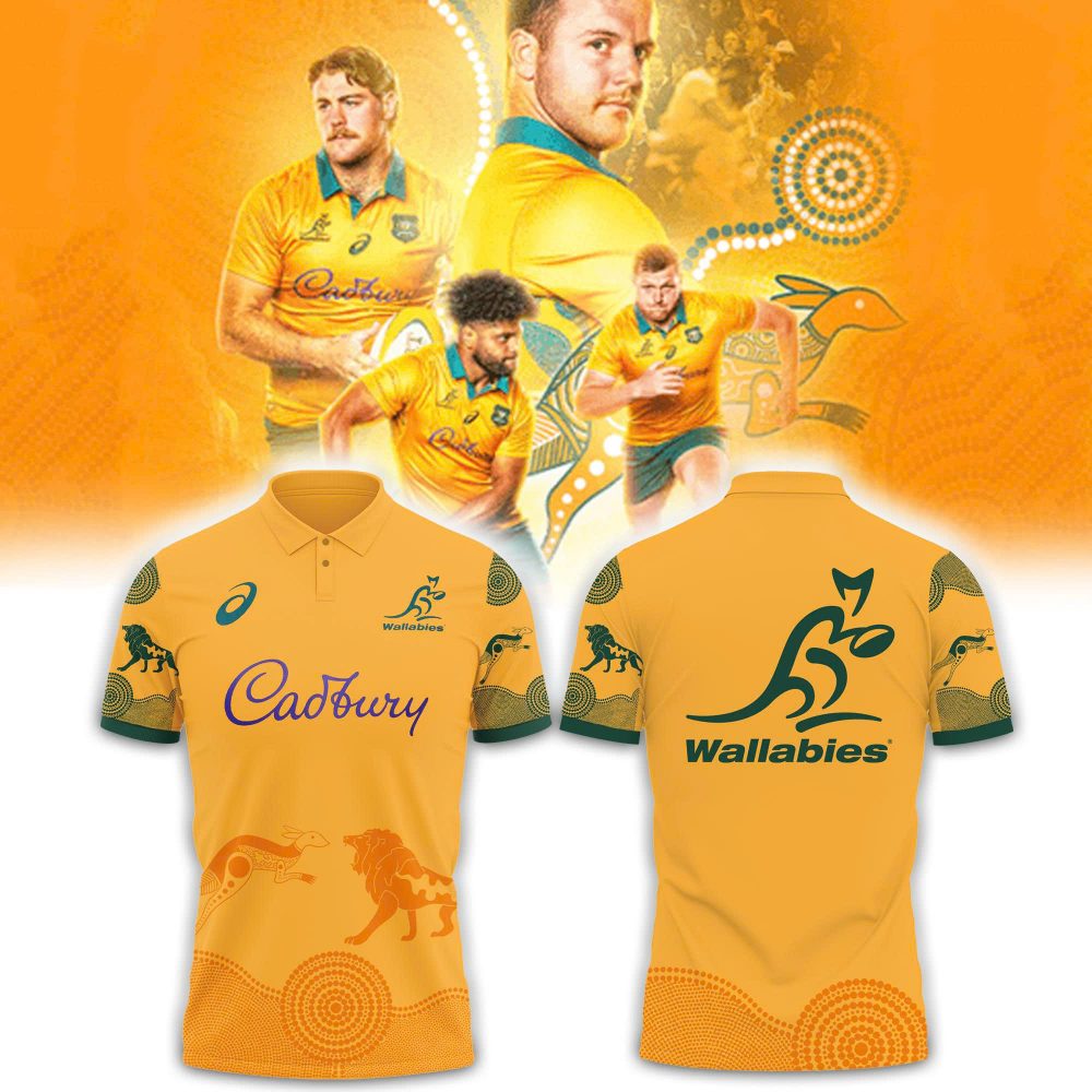 Wallabies Lions Tour Mens 2025 Home Polo