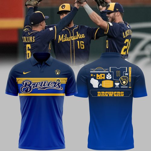 Limited Edition Milwaukee Brewers MLB Polo Shirt