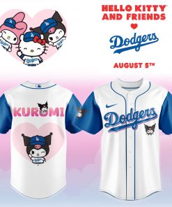 LA Dodgers _ Hello Kitty Night Blue Kuromi Jersey 2025