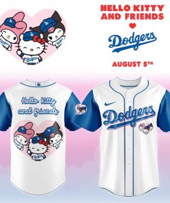 LA Dodgers _ Hello Kitty Night Blue Jersey 2025