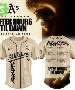 Athletics x The Weeknd After Hours Til Dawn 2025 Jersey