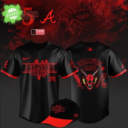 Atlanta Braves MLB x Stranger Things Game Limited Edition Jersey 2025