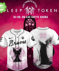 Atlanta Braves x Sleep Token: Even in Arcadia Tour Merch White Jersey