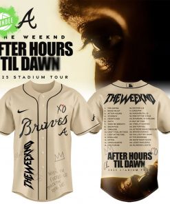 Atlanta Braves x The Weeknd After Hours Til Dawn 2025 Jersey