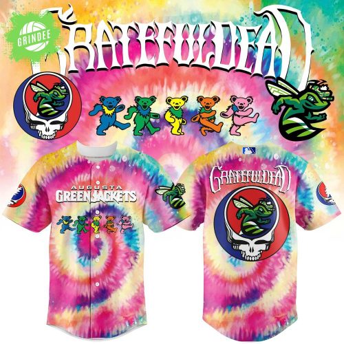 Augusta GreenJackets x Grateful Dead Baseball Jersey