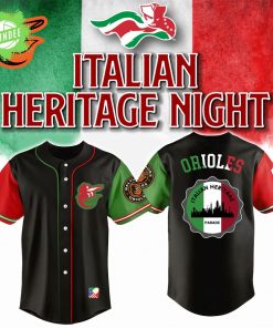 Baltimore Orioles x Italian-American Heritage Month Edition-3D Baseball Jersey