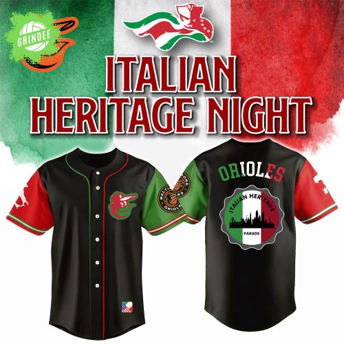 Baltimore Orioles x Italian-American Heritage Month Edition-3D Baseball Jersey