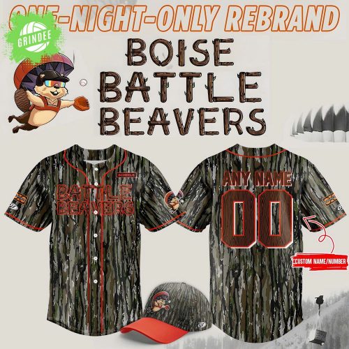 Baseball Jersey Boise Battle Beavers 2025