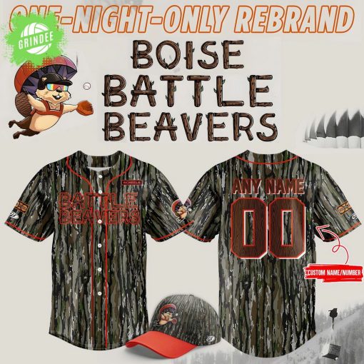 Baseball Jersey Boise Battle Beavers 2025