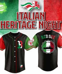 Boston Red Sox x Italian-American Heritage Month Edition-3D Baseball Jersey