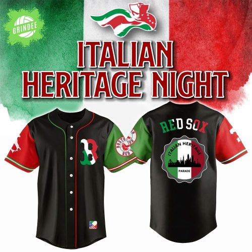 Boston Red Sox x Italian-American Heritage Month Edition-3D Baseball Jersey