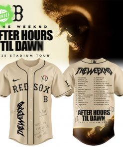 Boston Red Sox x The Weeknd After Hours Til Dawn 2025 Jersey