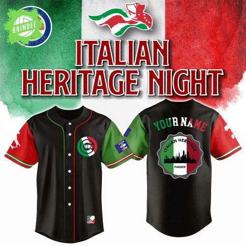 Chicago Cubs x Italian-American Heritage Month Edition-3D Baseball Jersey