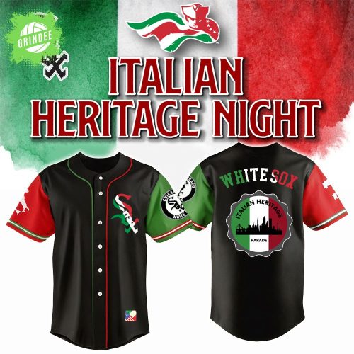 Chicago White Sox x Italian-American Heritage Month Edition-3D Baseball Jersey