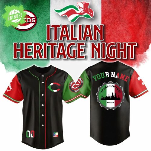 Cincinati Reds x Italian-American Heritage Month Edition-3D Baseball Jersey