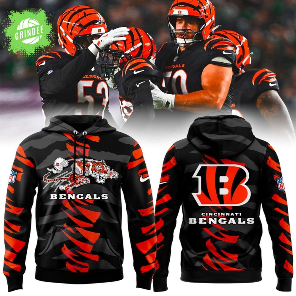 Cincinnati Bengals NFL 2025 Limited Pullover Hoodie Cincinnati Bengals NFL 2025 Limited Pullover Hoodie