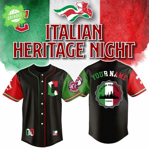 Cleverland Guardian x Italian-American Heritage Month Edition-3D Baseball Jersey