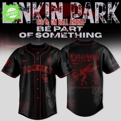 Colorado Rockies x LINKIN PARK: From Zero World Tour 2025 Jersey