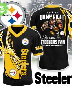 Damn Right I’m a Pittsburgh Steelers Fan Jersey