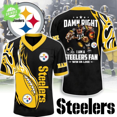 Damn Right I’m a Pittsburgh Steelers Fan Jersey