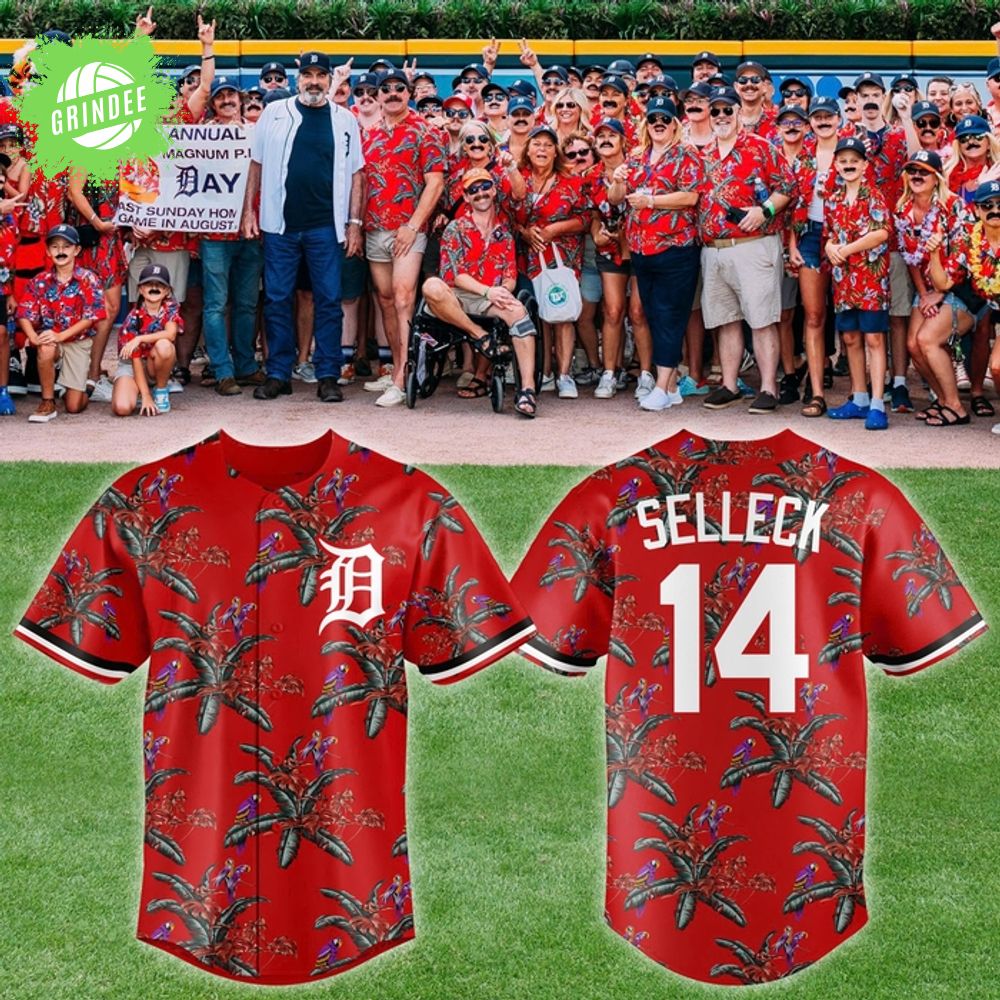 Detroit Tigers 2025 MAGNUM P.I. DAY tom selleck Baseball jersey Detroit Tigers 2025 MAGNUM P.I. DAY tom selleck Baseball jersey