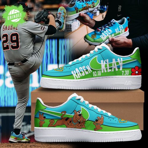 Detroit Tigers x Scooby-Doo Nike Air Force 1 Shoes