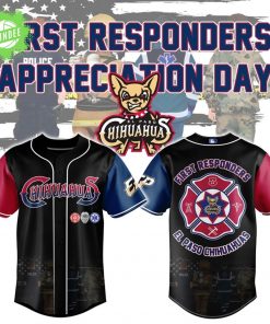 El Paso Chihuahuas First Responders Appreciation Day Jerseys