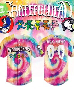 Fayetteville Woodpeckers x Grateful Dead Baseball Jersey