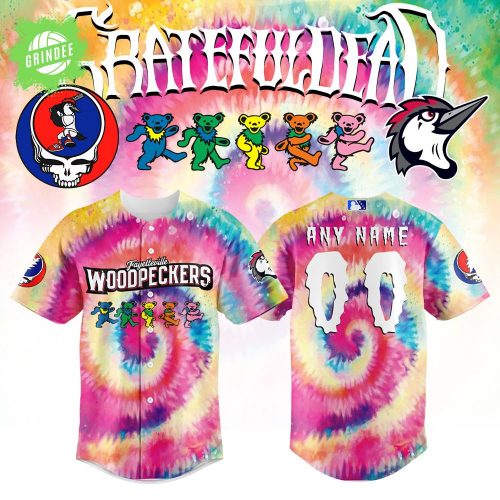 Fayetteville Woodpeckers x Grateful Dead Baseball Jersey