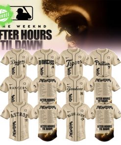Full MLB x The Weeknd After Hours Til Dawn 2025 Jersey Ver 1