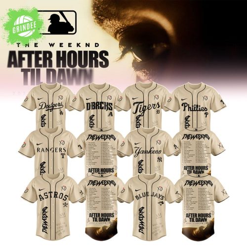 Full MLB x The Weeknd After Hours Til Dawn 2025 Jersey Ver 1