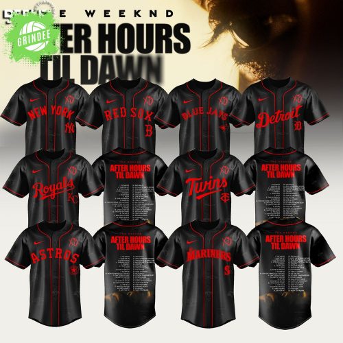 Full MLB x The Weeknd After Hours Til Dawn 2025 Jersey Ver 3