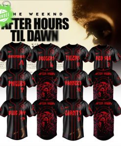 Full MLB x The Weeknd After Hours Til Dawn 2025 Jersey Ver 4
